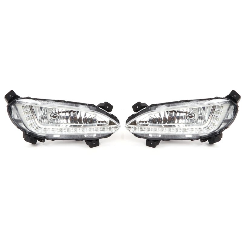 Feu antibrouillard led de remplacement pour IX45 Santa Fe, deux trous, 2 pièces, 2013 – 2015 - Jeffergarden