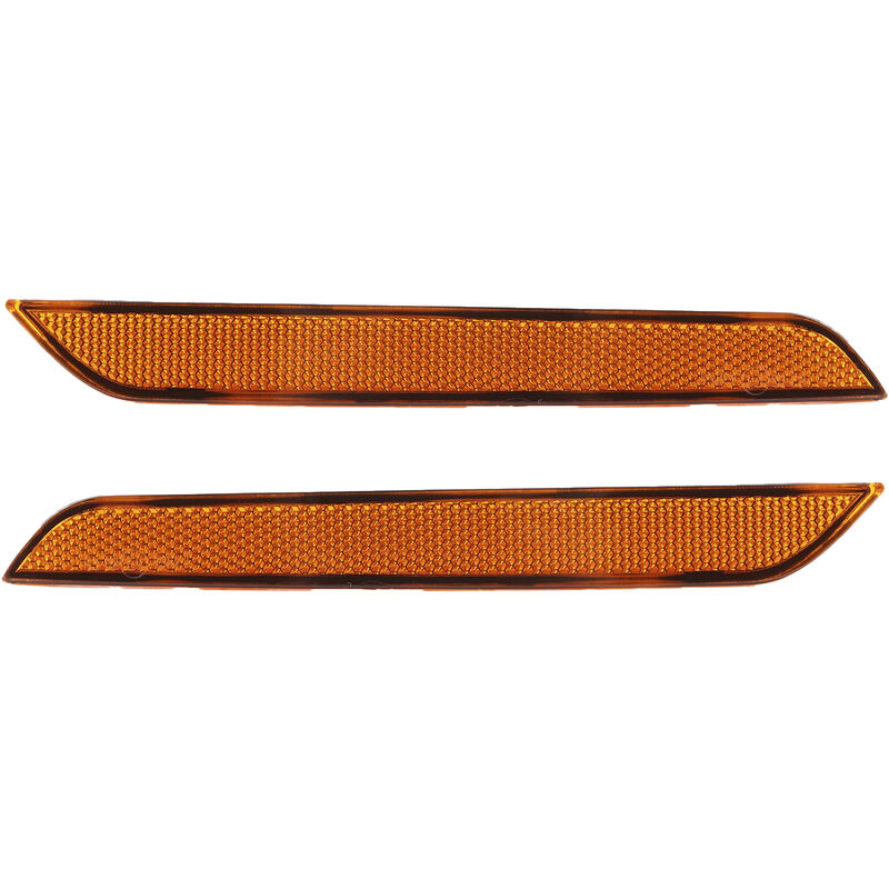 Jeffergarden - Feu de position latéral 63147187087, 2 pièces, réflecteur de pare-chocs avant pour E71/X6/E70/X5MAmber