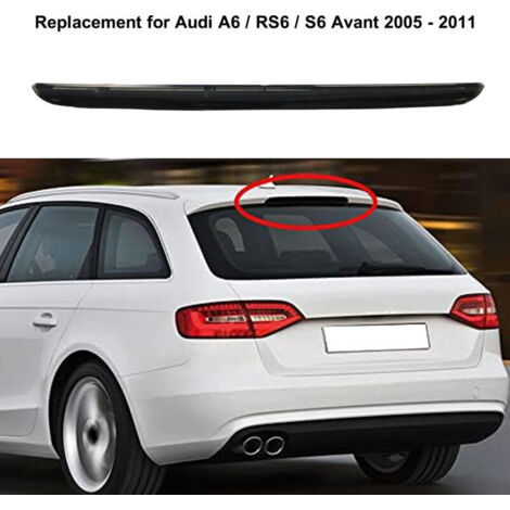 Jeffergarden Feu stop arrière à LED surélevé, remplacement pour Audi A6 / RS6 S6 Avant 2005 - 2011, 4F9 945 097