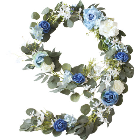 Jeffergarden Feuilles de Saule Fleurs D'Arche de Mariage pour Chemin de Table Arche de Mariage Toile de Fond Centres Photomaton (C)