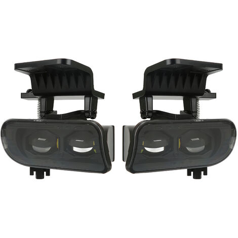 Jeffergarden Feux antibrouillard LED avec ampoules, lentille PC, étanche IP67, DC 10-24V, remplacement pour Chevy Silverado 1500 1999-2002
