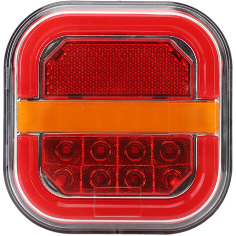 Jeffergarden Feux de freinage à 28 LED pour remorque, clignotants, feux de stationnement, feux de recul, feux de freinage, feux arrière, feux de stationnement, feux de freinage,feux arrière