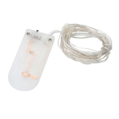 Jeffergarden Fil de cuivre LED, belle guirlande lumineuse étanche, bricolage, décoration de fête dans la cour de la maison, jaune
