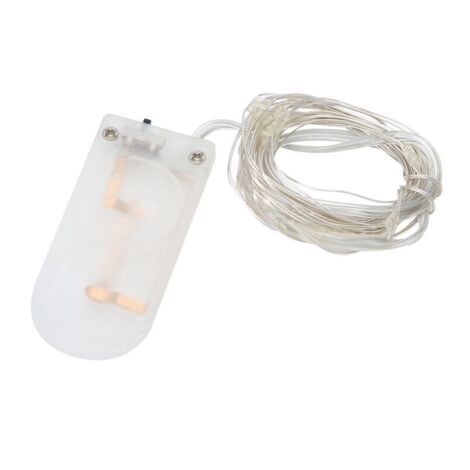 Jeffergarden Fil de cuivre LED, belle guirlande lumineuse étanche, bricolage, décoration de fête dans la cour de la maison, jaune