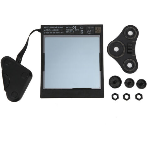 Jeffergarden Filtre à assombrissement automatique pour le soudage, protection solaire pour casque de soudage, équipement de soudage