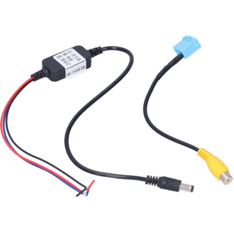 Jeffergarden Filtre de relais de voiture, caméra de vue arrière, retardateur de minuterie avec câble adaptateur d'inversion, adapté pour RCD330G
