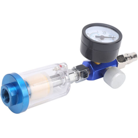 Jeffergarden Filtre pour compresseur d'air, régulateur, filetage standard 1/4, bol filtrant transparent pour outils
