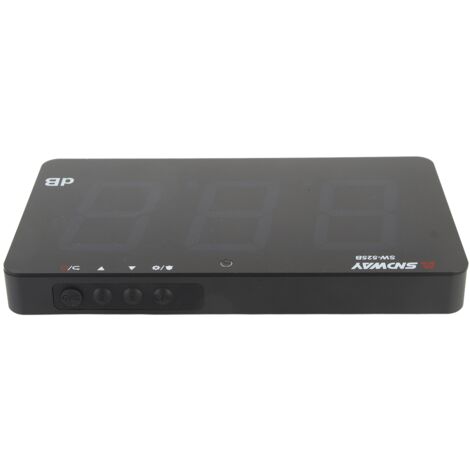 Jeffergarden Fonometro digitale LCD da 9,6" alimentato tramite USB Tester di rumore da 30-130 dB da appendere alla parete