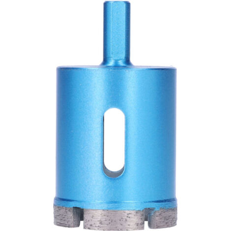 Jeffergarden Foret diamanté, scie cloche électrique manuelle pour marbre, béton et pierre artificielle, 45 mm / 1,8 po