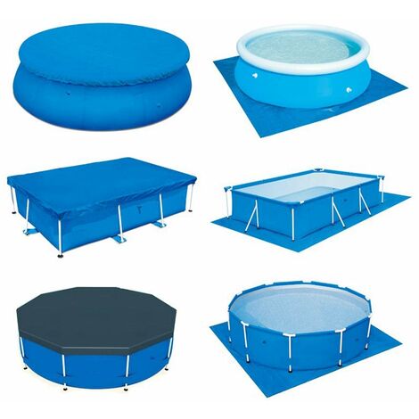 Jeffergarden Forme ronde PE étanche pluie anti-poussière couverture de piscine accessoires en tissu de protection diamètre 210 cm