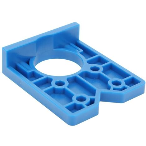 Jeffergarden Gabarit de perçage pour porte et armoire, guide de perçage pour trous de charnière de 35 mm, outil de poinçonnage pour le travail du bois