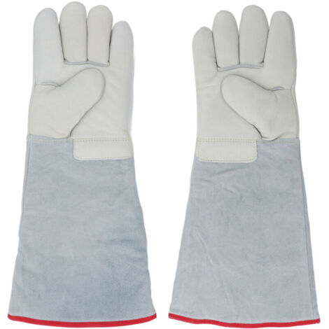 Jeffergarden Gants résistants aux basses températures, en cuir artificiel imperméable et antigel, 45 cm