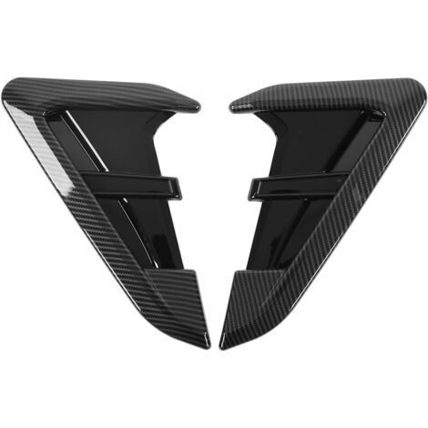 Jeffergarden Garniture de ventilation latérale de voiture, 2 pièces, accessoires extérieurs automobiles de remplacement pour X3 G01 20182021, Style Fiber de carbone