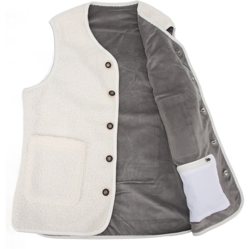 Jeffergarden Gilets électriques USB contrle intelligent de la température 16 zones gilets chauffants pour les déplacements quotidiens hiver golf