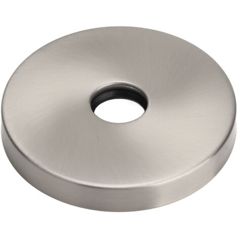 Jeffergarden Grande bride de bras de douche 304 plaque d'écusson de bras de douche en acier inoxydable pour remplacement de tuyau G1/2in brossé à la maison