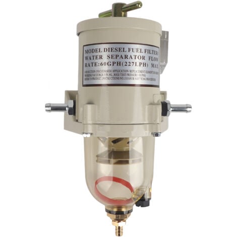 Jeffergarden Gruppo separatore acqua filtro carburante diesel motore auto con guarnizione a vite 500FG