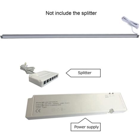 Jeffergarden Haofy Lumière de Placard à LED, Lampe à Bande LED sous la Lumière du Placard pour Bibliothèque Placard Armoire à Vin Lumière Chaude DC12V