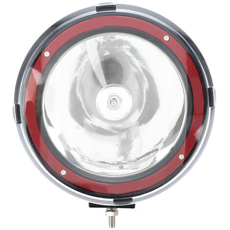Jeffergarden HID pare-chocs avant lampe de toit Camping chasse pêche spot lumière 12-24V 55W9 pouces anneau rouge