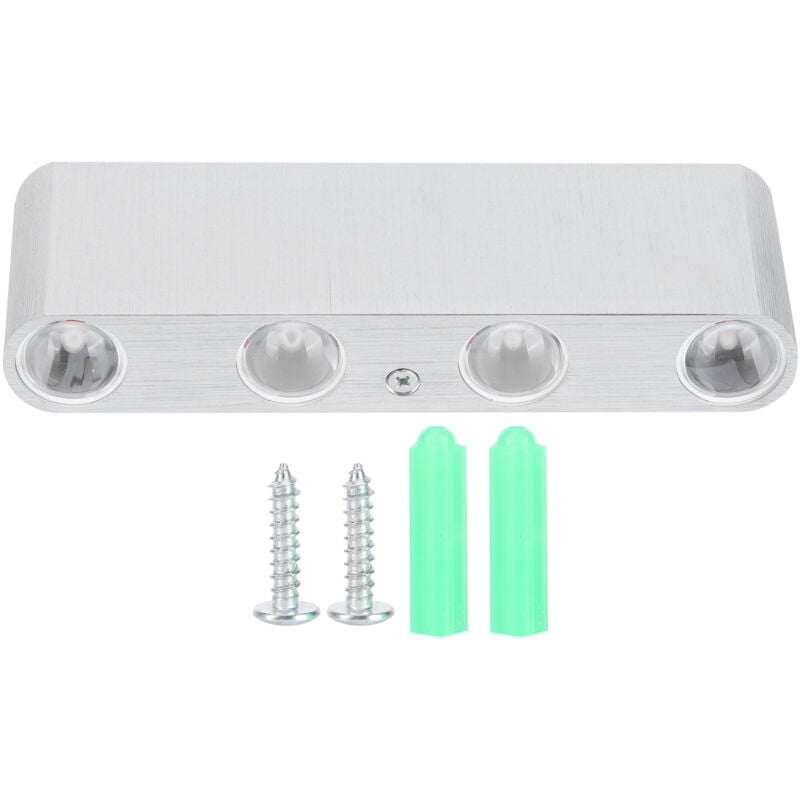 Jeffergarden - Hilitand 8W Moderne Applique Murale Lumière Intérieure Rectangulaire led Lampe Bar ktv Couloir Couloir Décoration Chaud Jaune 85-265 v