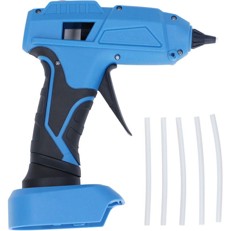 Jeffergarden - Hot Melt Glue Gun Set Cordless 100W High Temperature Electricity With 5pcs Glue Sticks diy Holiday Decoration Tools For BL1830B Battery