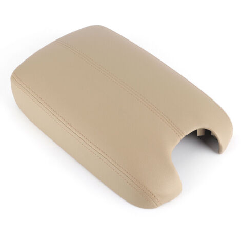 Jeffergarden Housse d'accoudoirs, couvercle de console centrale anti-rayures pour remplacement de voiture 2008-2012 (Beige)
