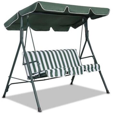 Jeffergarden Housse de protection imperméable à volants pour hamac et balancelle d'extérieur, 164 x 114 x 15 cm