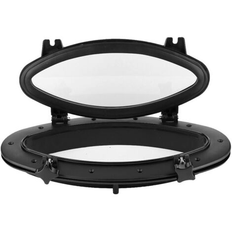 Jeffergarden Hublot ovale marin en stalinite, fenêtre ouvrante pour camping-car, bateau ou yacht