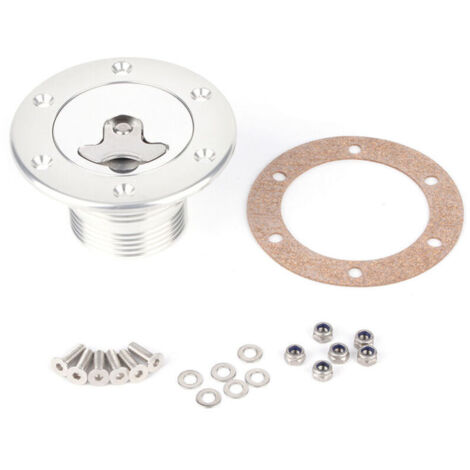 Jeffergarden ID 43.5mm/1.71in Alliage d'Aluminium Encastré Bouchon de Réservoir de Surtension de Pile à Combustible Ouverture de Boulon 6