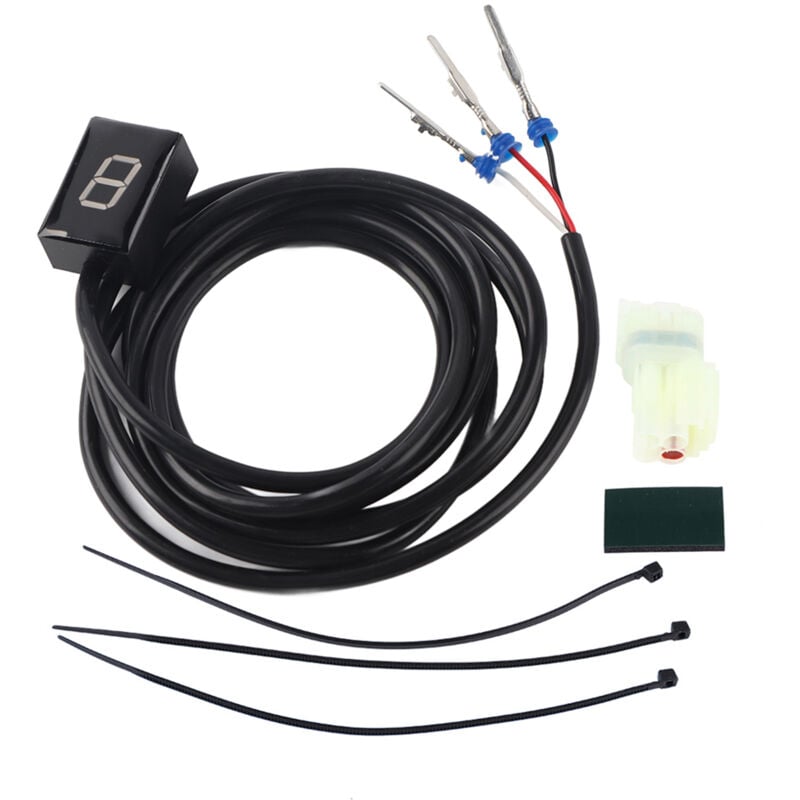 Jeffergarden - Indicateur de vitesse de moto Capteurs de levier de vitesse numérique à 6 vitesses pour Honda