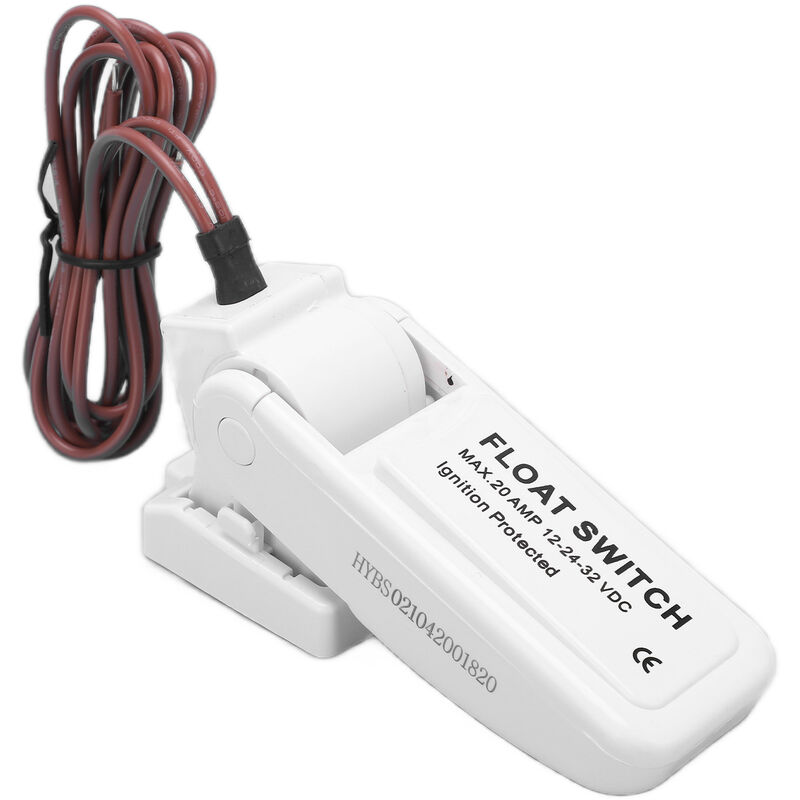 Jeffergarden - Interrupteur à flotteur 12-24-32V 18AWG, soudage par ultrasons, ne fuit pas, contrle automatique du niveau de cale pour bateau de Yacht