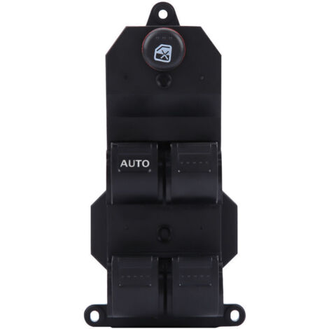 Jeffergarden Interrupteur de fenêtre électrique, interrupteur d'alimentation noir robuste et résistant à l'abrasion 35750-S5A-A02ZA pour le remplacement d'accessoires de voiture Civic CR-V