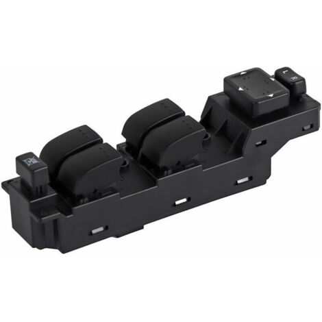 Jeffergarden Interrupteur de fenêtre principal d'alimentation, remplacement direct en plastique ABS de commutateur de voiture pour