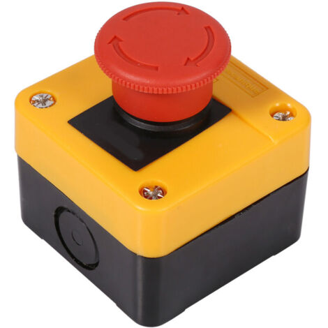 Jeffergarden Interrupteur d'urgence, fabrication soignée, très utile, grande compatibilité, prise en main confortable pour une utilisation en extérieur.