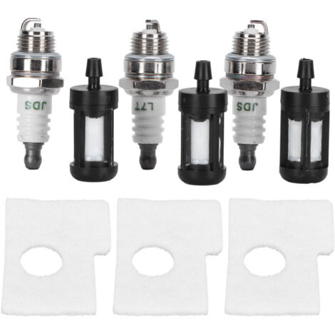 Jeffergarden Jeu de bougies d'allumage de filtre à Air et de carburant, adaptés à Stihl MS180 MS170 018 017 MS 180 170