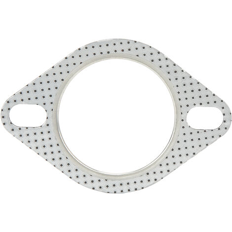 Jeffergarden Joint d'échappement en acier perforé 2 boulons de remplacement universel pour véhicule turbo à bride de 2,5 pouces/63 mm