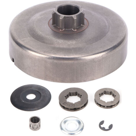 Jeffergarden Kit d'assemblage de pignon de tambour d'embrayage compatible avec les tronçonneuses Stihl 026, MS260, 024 et MS240