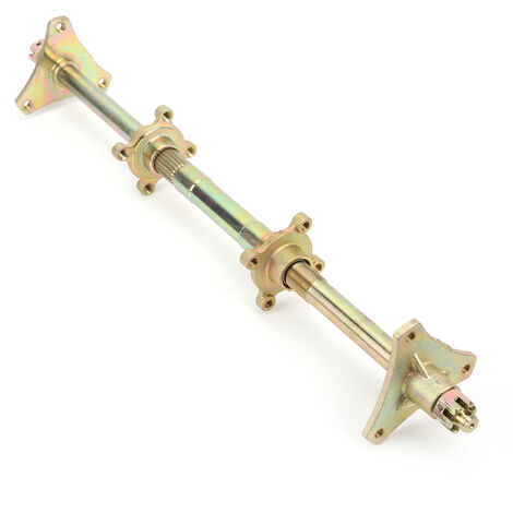 Jeffergarden Kit d'assemblage d'essieu arrière avec remplacement de bride de moyeu de pignon en acier pour ATV 50cc‑110cc