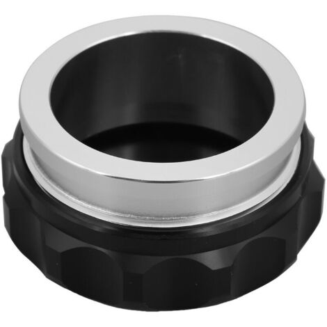 Jeffergarden Kit de bouchon de goulot de remplissage de réservoir d'eau de carburant 1,9 pouces de diamètre intérieur en aluminium universel pour CarBlack