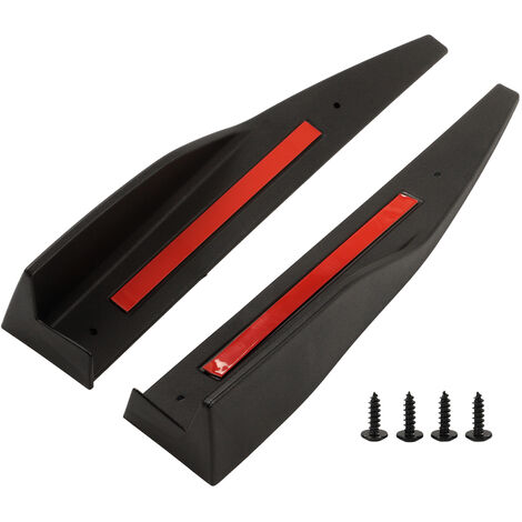 Jeffergarden Kit de carrosserie de panneau d'aile gauche droite, becquet de jupe latérale de remplacement pour Ford Mustang Roush 2015 – 2019 2 pièces