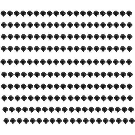 Jeffergarden Kit de fixation de 200 clips pour garnitures de pare-chocs intérieurs Nissan Xterra, Versa, Sentra et Maxima