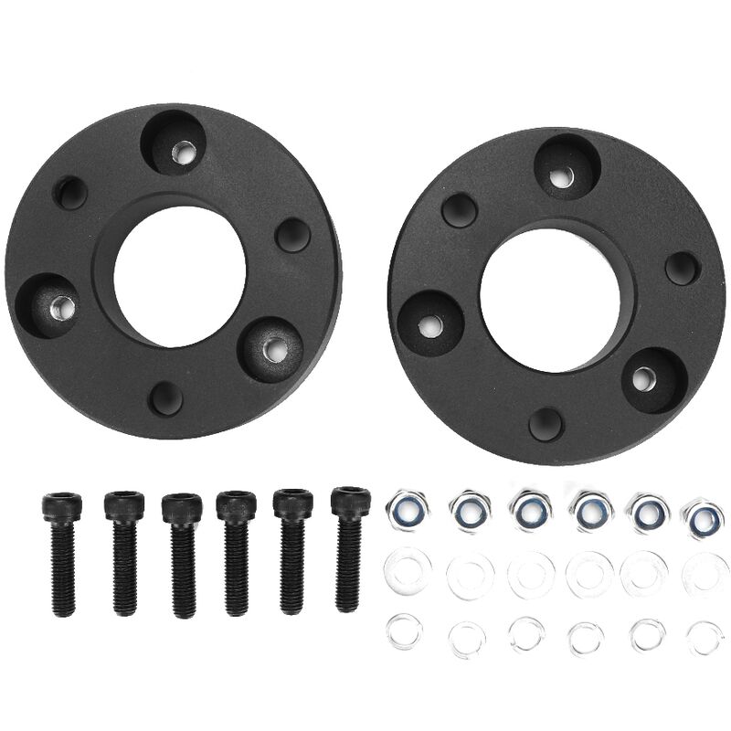 Jeffergarden - Kit de levage de nivellement avant de voiture, 2 pièces, 2 pouces, adapté à la Dodge ram 1500 2006 – 2019 4WD