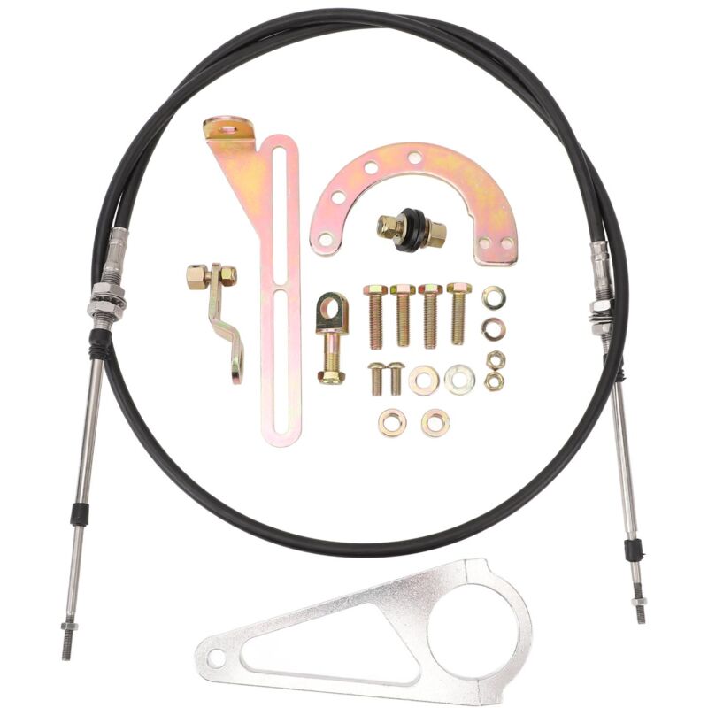 Jeffergarden - Kit de liaison de changement de vitesse de colonne de câble, haute résistance aca 1804 pour Transmissions TH350 TH400 700R4 TH200