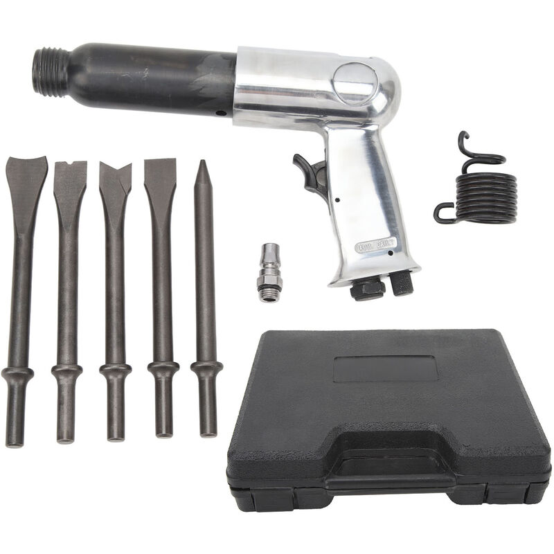 Jeffergarden - Kit de marteau pneumatique, burin pneumatique robuste, outil de forage, marteau électrique pour la réparation de voiture, plaquette de