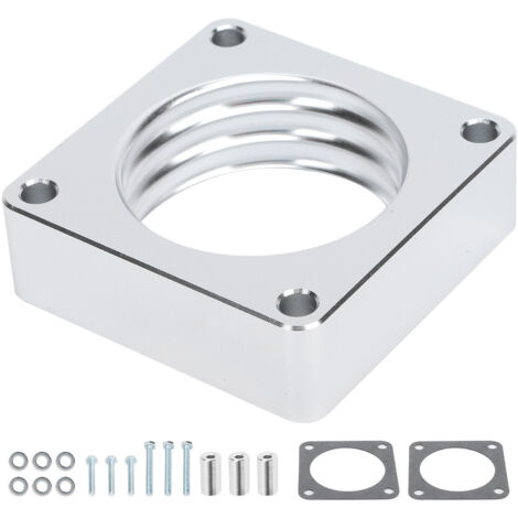 Jeffergarden Kit de Plaque D'adaptateur de Corps D'accélérateur de Voiture en Alliage D'aluminium Remplacement D'entretien pour Jeep Wrangler TJ YJ