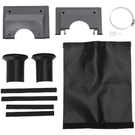 Jeffergarden Kit de recouvrement pour conduit de passage mural de climatisation split (intérieur/extérieur) - Gris