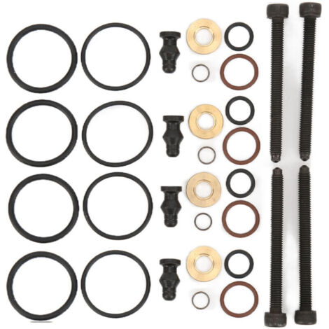 Jeffergarden Kit de rondelles de joints d'injecteur de carburant avec 4 boulons 1417010997 de remplacement pour L4 1,9 l 2004 à 2006