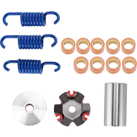 Jeffergarden Kit de Variateur de Course 15 Pièces pour Scooter Chinois Cyclomoteur Kit de Variateur de Performance ATV 4 Temps GY6 50cc 80cc 100cc 139QMB 139QMA Embrayage