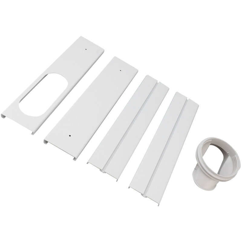 Kit de ventilation de fenêtre ca Portable, Kit de fenêtre de climatiseur, Kit de joint de fenêtre en pvc réglable, panneaux pour fenêtre horizontale