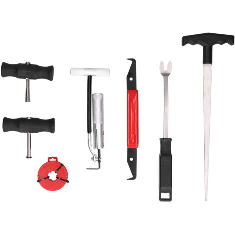 Outil De Retrait De Pare-brise De Voiture, Fil Et Poignées De Coupe De Verre De Fenetre De Pare Brise 88621155