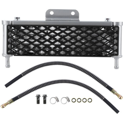 Jeffergarden Kit radiateur de refroidissement d'huile pour quad tout-terrain Pit Pro Trail YX 140cc, 150cc et 160cc